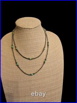 4-8mm Navajo Pearls Necklace 925 Sterling Silver Real Genuine Navajo Pearls 18in 4-8mm Navajo Pearls Necklace 925 Sterling Silver Real Genuine Navajo Pearls 18in