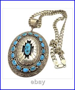 94.8gr! Depleted Mine Wilbur Musket Navajo Sterling Silver Necklace 94.8gr! Depleted Mine Wilbur Musket Navajo Sterling Silver Necklace