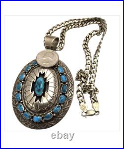 94.8gr! Depleted Mine Wilbur Musket Navajo Sterling Silver Necklace 94.8gr! Depleted Mine Wilbur Musket Navajo Sterling Silver Necklace