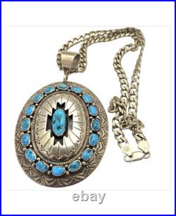 94.8gr! Depleted Mine Wilbur Musket Navajo Sterling Silver Necklace 94.8gr! Depleted Mine Wilbur Musket Navajo Sterling Silver Necklace