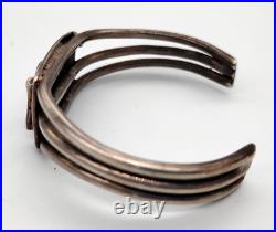 Adorable Navajo Cuff Bracelet Sterling Silver, Turquoise 6