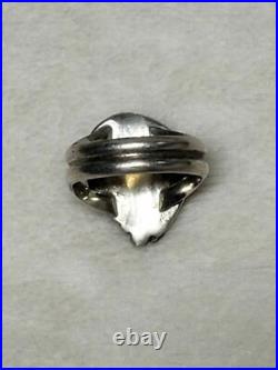 Amazing Vintage Navajo Turquoise Sterling Silver Ring Old