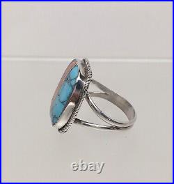 Beautiful HJY Designed Navajo Turquoise Ring