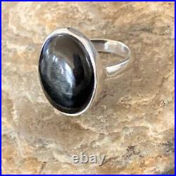 Black Onyx Navajo Sterling Silver Ring Size 8 11726 Black Onyx Navajo Sterling Silver Ring Size 8 11726
