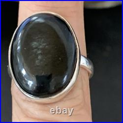 Black Onyx Navajo Sterling Silver Ring Size 8 11726 Black Onyx Navajo Sterling Silver Ring Size 8 11726