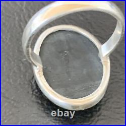 Black Onyx Navajo Sterling Silver Ring Size 8 11726 Black Onyx Navajo Sterling Silver Ring Size 8 11726