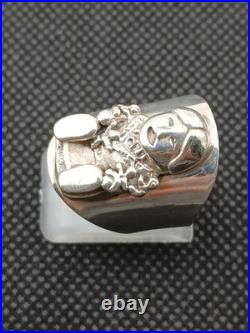 CAROL FELLY Native American Navajo Storytelling Sterling Silver size 6.25 ring