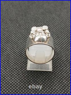 CAROL FELLY Native American Navajo Storytelling Sterling Silver size 6.25 ring
