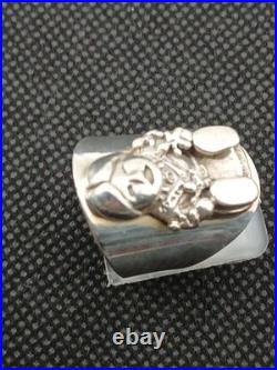 CAROL FELLY Native American Navajo Storytelling Sterling Silver size 6.25 ring