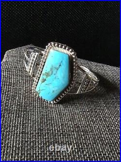 Chaco Canyon Navajo Kingman Cuff In Sterling Silver