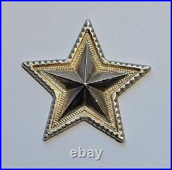 Cody Sanderson Navajo 925 Sterling Silver Star Unique Display Collectible Piece