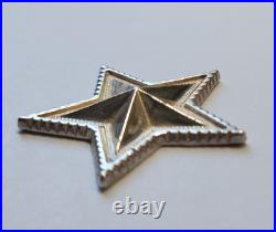 Cody Sanderson Navajo 925 Sterling Silver Star Unique Display Collectible Piece