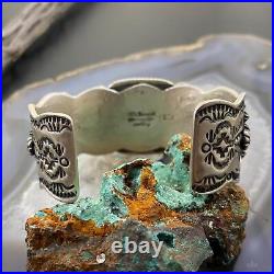 Darryl Becenti Navajo Native American Sterling Silver Royston Turquoise Bracelet