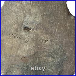 Deceased 1940-2019 Phill Zachary Navajo Sterling Silver Amber Necklace