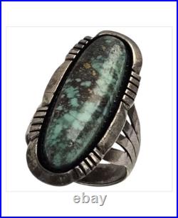 EXT RARE Irvin Kee Navajo Red Mountain Turquoise Sterling Silver Ringsz9 EXT RARE Irvin Kee Navajo Red Mountain Turquoise Sterling Silver Ringsz9
