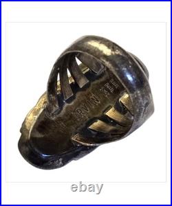 EXT RARE Irvin Kee Navajo Red Mountain Turquoise Sterling Silver Ringsz9 EXT RARE Irvin Kee Navajo Red Mountain Turquoise Sterling Silver Ringsz9