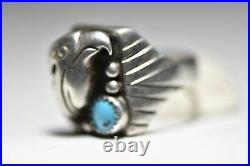 Eagle ring Navajo turquoise southwest sterling silver men women