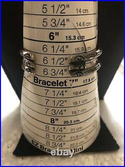 Early 6.5 Sterling Silver Cuff Bracelet Navajo. Fred Harvey 40grams