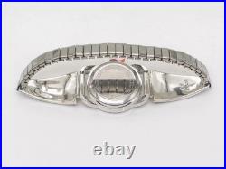 Elouise Kee Navajo Sterling Silver Watch Tips Quartz Stretch Watch