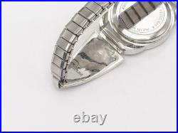 Elouise Kee Navajo Sterling Silver Watch Tips Quartz Stretch Watch