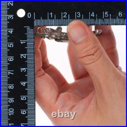 Frank Chee Navajo sterling silver Horned Toad channel inlay pendant/pin/brooch