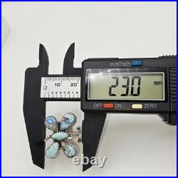 Golden Hills Turquoise Butterfly Ring Sterling Silver Navajo Style Sz 7