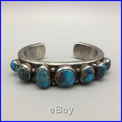 HIGHLY COLLECTIBLE! Bisbee Turquoise & Sterling Silver Bracelet By Mark Chee