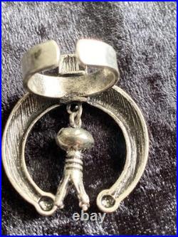 HUGE RED CORAL Necklace 40 Ring Sz 6 Set Silvertone Squash Blossom 112g Adjusts