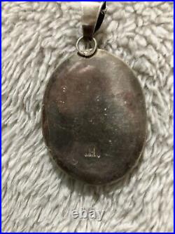 Harrison Yazzie Sterling Silver Pendant With Silver Chain