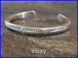 Heavy Native American Sterling Silver Bracelet by Tahe Heavy Native American Sterling Silver Bracelet by Tahe