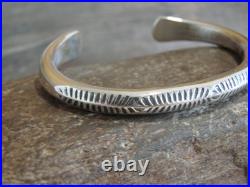 Heavy Native American Sterling Silver Bracelet by Tahe Heavy Native American Sterling Silver Bracelet by Tahe