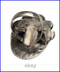 INCREDIBLE James Martin NAVAJO ROYSTON TURQUOISE STERLING SILVER RINGsz6.75