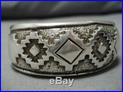 Important Vintage Thick Tommy Jackson Sterling Silver Bracelet