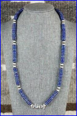 Lapis & Sterling Silver Necklace Navajo
