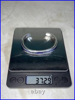 Larry Loretto Zuni RARE Serpentine Lapis Lazuli Inlay 925 Cuff 6.5 37.29g