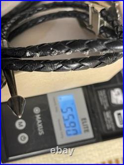 Late Ray Bennett Navajo Sterling Silver Turquoise Coral Bolo Tie VINTAGE Raymond