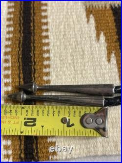 Late Ray Bennett Navajo Sterling Silver Turquoise Coral Bolo Tie VINTAGE Raymond