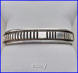 Mary And Ken Bill Navajo 925 Sterling Silver Cuff Bracelet Mary And Ken Bill Navajo 925 Sterling Silver Cuff Bracelet