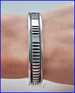 Mary And Ken Bill Navajo 925 Sterling Silver Cuff Bracelet Mary And Ken Bill Navajo 925 Sterling Silver Cuff Bracelet