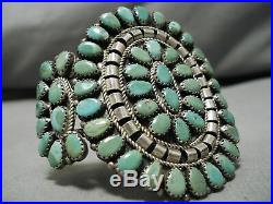 Museum Vintage Navajo Mark Begay Royston Turquoise Sterling Silver Bracelet