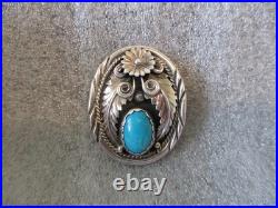 NAVAJO STEVE FRANCISCO TURQUOISE Pendant 925 Sterling Silver