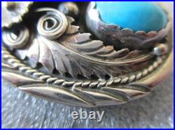 NAVAJO STEVE FRANCISCO TURQUOISE Pendant 925 Sterling Silver NAVAJO STEVE FRANCISCO TURQUOISE Pendant 925 Sterling Silver