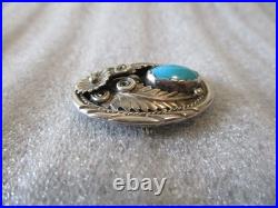 NAVAJO STEVE FRANCISCO TURQUOISE Pendant 925 Sterling Silver