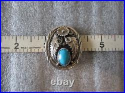 NAVAJO STEVE FRANCISCO TURQUOISE Pendant 925 Sterling Silver