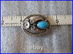 NAVAJO STEVE FRANCISCO TURQUOISE Pendant 925 Sterling Silver NAVAJO STEVE FRANCISCO TURQUOISE Pendant 925 Sterling Silver