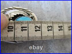 NAVAJO STEVE FRANCISCO TURQUOISE Pendant 925 Sterling Silver