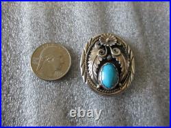 NAVAJO STEVE FRANCISCO TURQUOISE Pendant 925 Sterling Silver