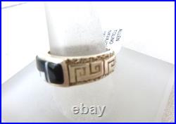 NWT Navajo Allen Tolino White Buffalo Band Ring 925 Sterling Silver Sz 8.5