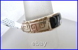 NWT Navajo Allen Tolino White Buffalo Band Ring 925 Sterling Silver Sz 8.5