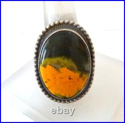 NWT Navajo Antionette Martinez Bumblebee Jasper Ring 925 Sterling Silver Adj Sz NWT Navajo Antionette Martinez Bumblebee Jasper Ring 925 Sterling Silver Adj Sz